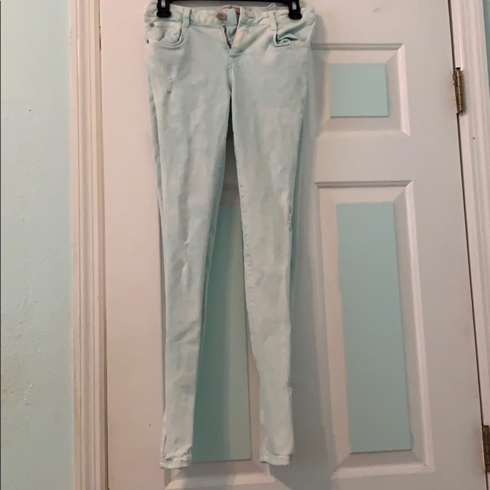 Mint tint jeans